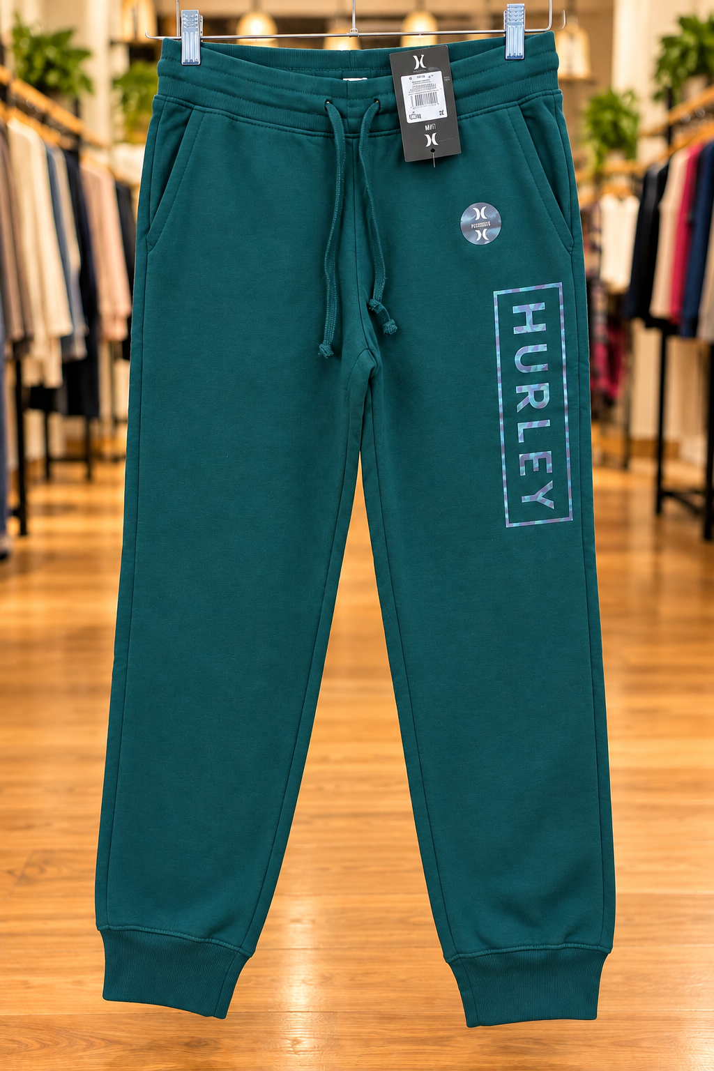 Hurley Boxed Logo Fleece Joggers — New With Tags