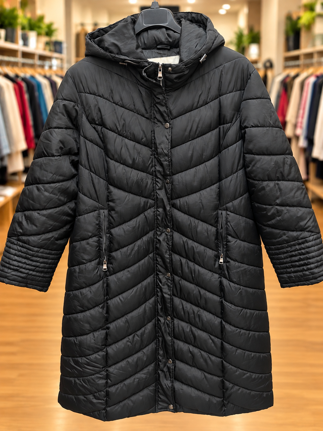 Madden Girl Black Long Puffer Coat – Size 3X