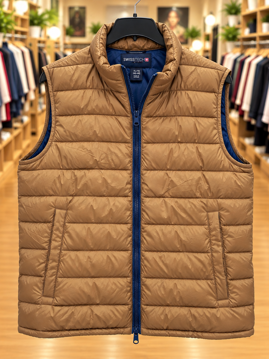 SwissTech Quilted Puffer Vest