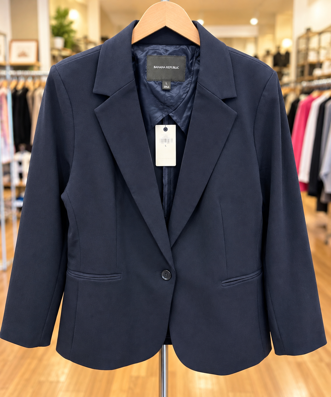Banana Republic Navy Blazer – Size L