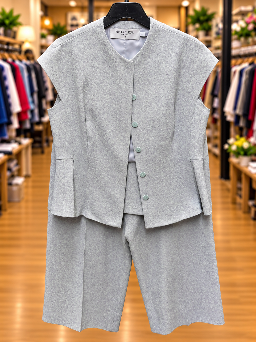 M.M.LaFleur New York Gray Two-Piece Set – Size 10
