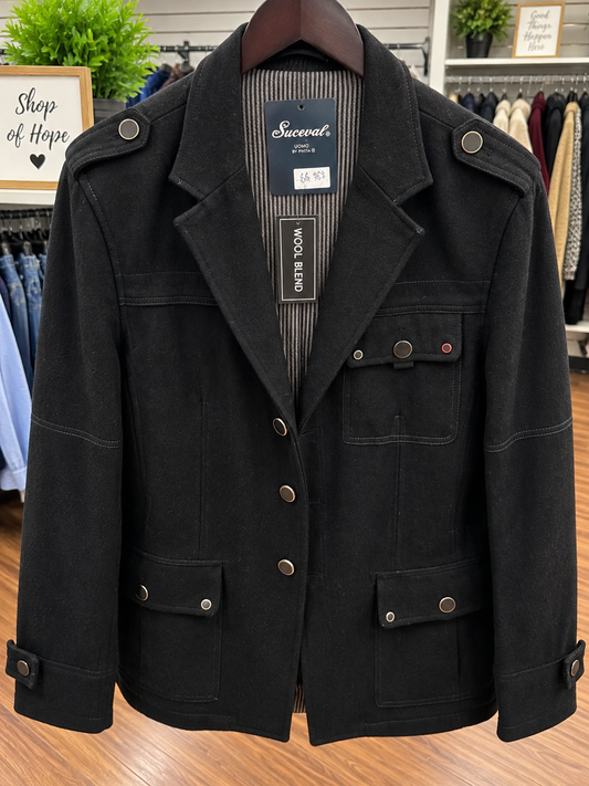 Suceval Wool Blend Men's Jacket - Large