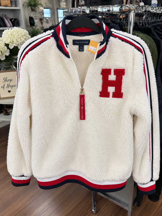 Tommy Hilfiger Sherpa Fleece Pullover – Size M