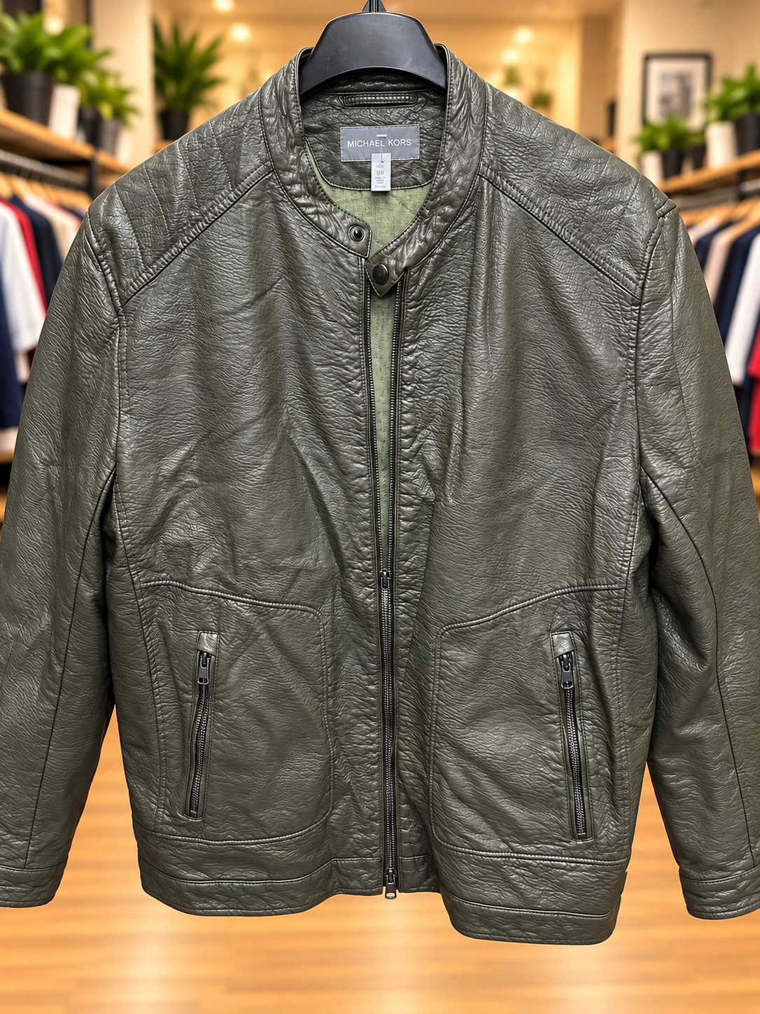 Michael Kors Leather Jacket – Size XXL