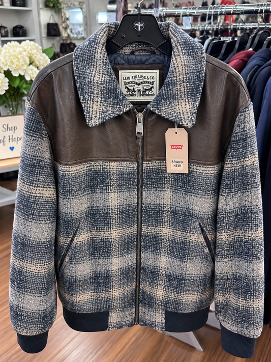 Levi Strauss & Co. Plaid Bomber Jacket